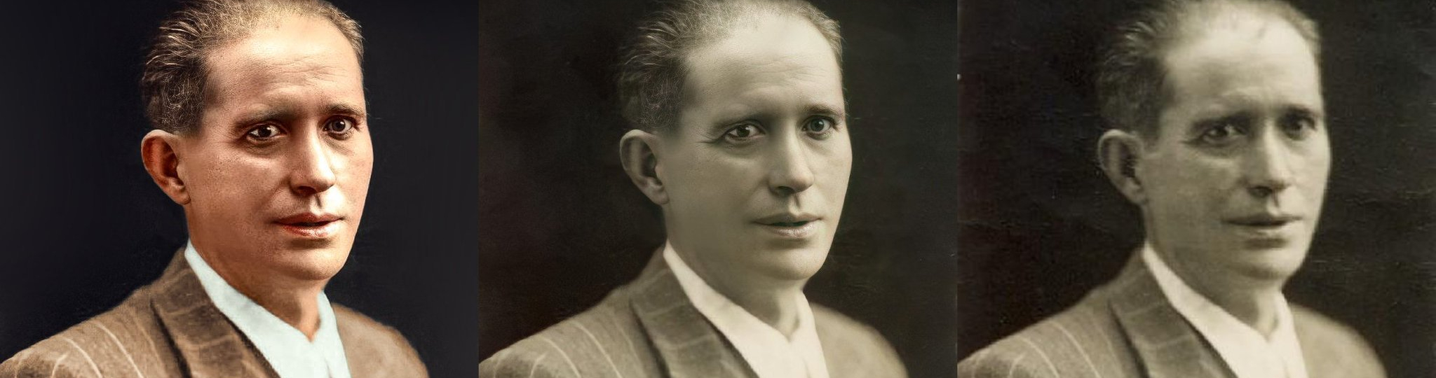 Fotografías restauradas por el proyecto Restaurando su Dignidad