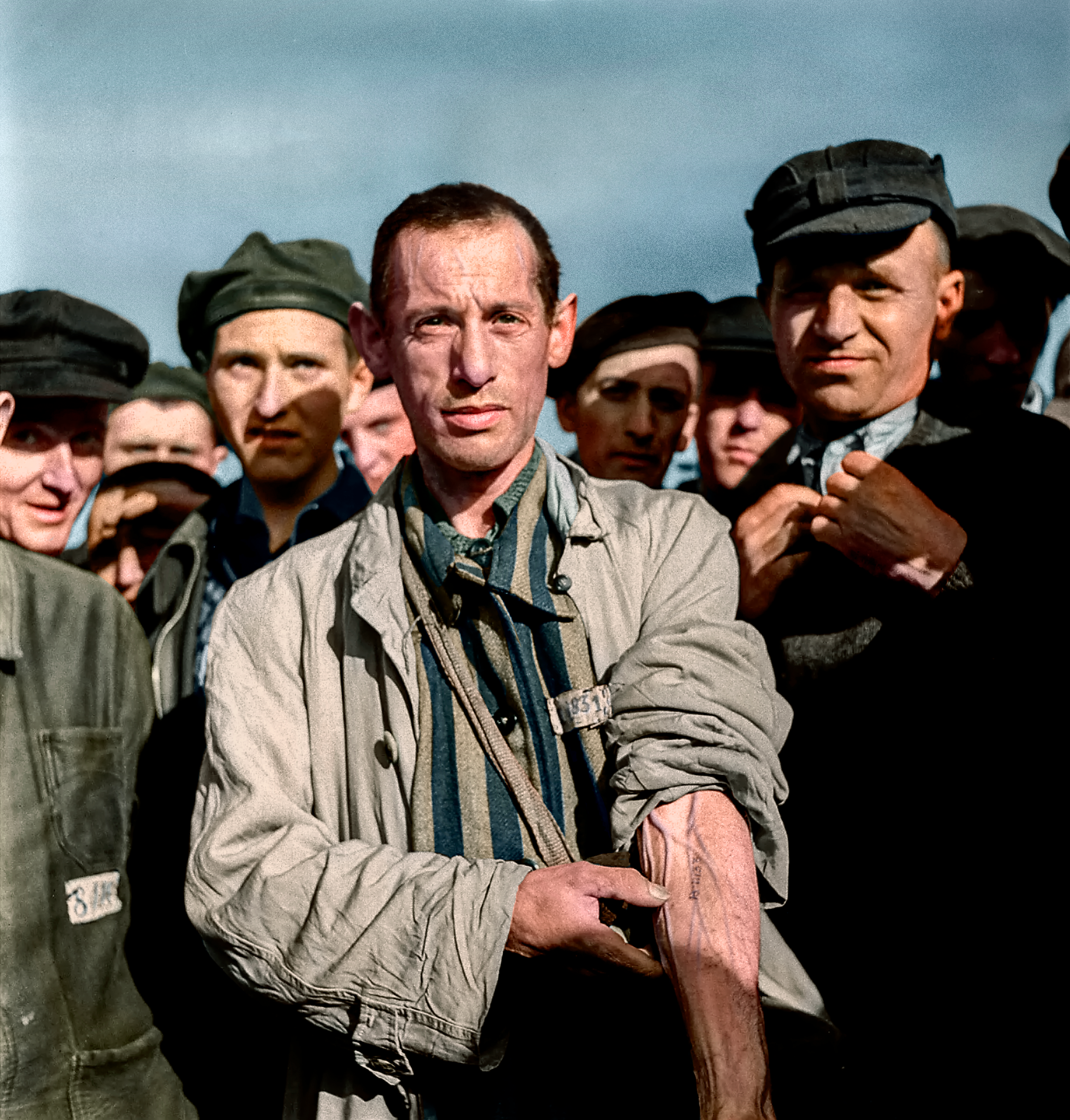 Tatuaje de prisionero en Buchenwald — restaurado